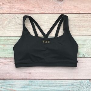 Fleo Gold on Black Isla Bra